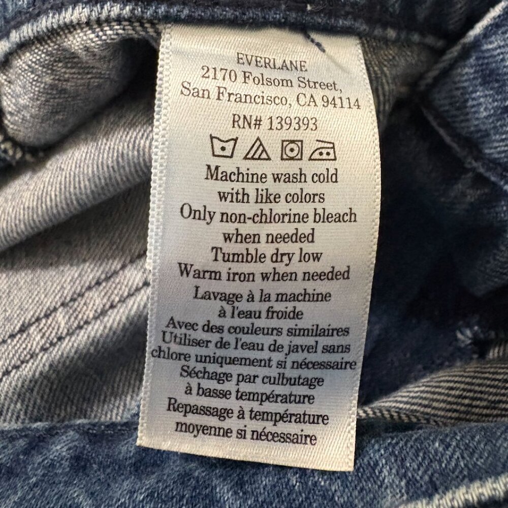 Everlane Way-High Gardener Cropped Jean in Diamond Stone (28R) - Picture 6 of 8